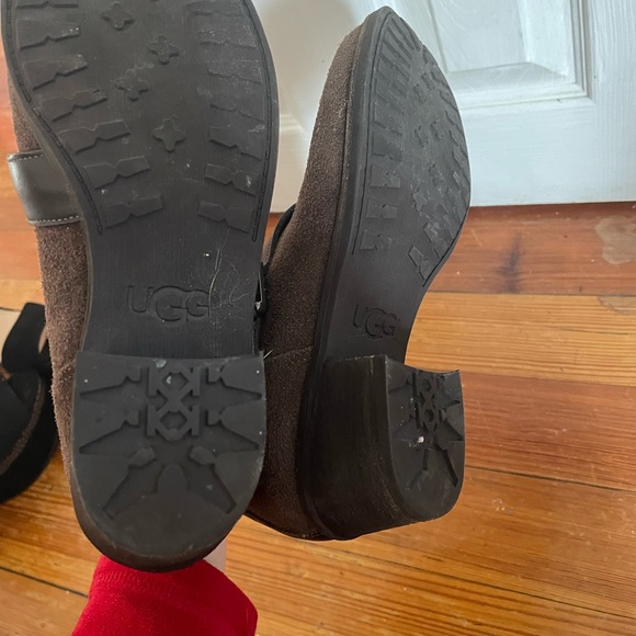 UGG Australia Wright Belted Boot Brown Suede Women's 6 - Picture 7 of 7